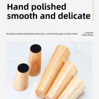 ZERUN Klasik Ceviz Masif Ahşap Yuvarlak Mobilya Ayakları Tekerlekli Koltuk Kanepe Dolap veya Yatak Üzerindeki Projeler İçin