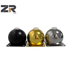 Pieds de meubles modernes en métal en forme de boule ZERUN, finition chromée en fer, pieds de table basse pour salle à manger, salon, bureau à domicile