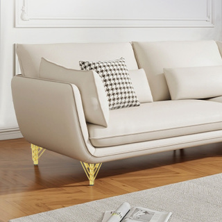 Pieds de support en acier chromé doré moderne pour armoires, pieds de canapé, accessoires de meubles élégants pour salles à manger, salons, hôtels