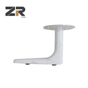 Picioare de mobilier metalice în formă de L, personalizate, din fier, pentru bucătărie, dormitor, stil modern și contemporan, pentru masă și hotel în aer liber