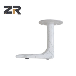 Picioare de mobilier metalice în formă de L, personalizate, din fier, pentru bucătărie, dormitor, stil modern și contemporan, pentru masă și hotel în aer liber