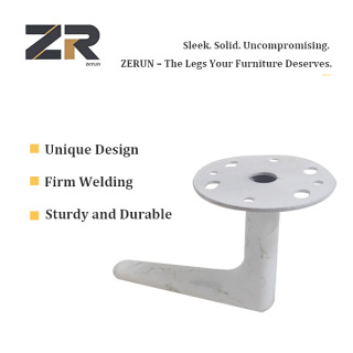 Picioare de mobilier metalice în formă de L, personalizate, din fier, pentru bucătărie, dormitor, stil modern și contemporan, pentru masă și hotel în aer liber