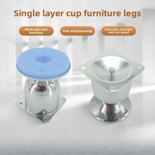 Pieds de meubles en métal monocouche de conception chinoise moderne, tasses en fer de 5 à 9 minutes pour meubles TV, canapés et tables à thé - Vente en gros