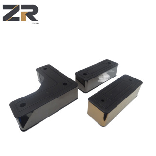 أرجل أريكة على شكل حرف L مغطاة بالبلاستيك بتصميم عصري من زيرون، ملحق كرسي بلاستيكي لغرفة المعيشة وغرفة النوم، مادة أثاث