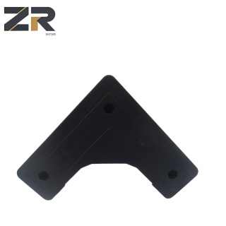 أرجل أريكة على شكل حرف L مغطاة بالبلاستيك بتصميم عصري من زيرون، ملحق كرسي بلاستيكي لغرفة المعيشة وغرفة النوم، مادة أثاث