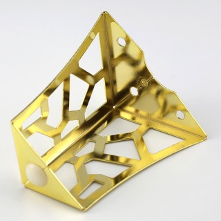 ZERUN Pieds de meubles coniques modernes en fer, plaque supérieure carrée pour chambre à coucher, hôtel, appartement, pour cuisine, table à manger, bureau à domicile