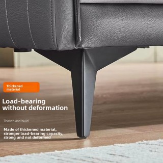 ZERUN Moderne Sofabeine aus Eisen, hochwertiges Möbelbeinzubehör aus Metall, Schwarz-Chrom-Finish, für Wohnzimmer, Hotel, Apartments, Tische