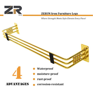 Modern Metal Furniture Hardware Accessories Fittings for Dining Sofa Bed Cabinet Coffee & Office Table Leg Support Living Room