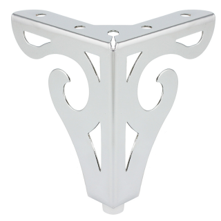 ZERUN Modern Flower Iron Furniture Legs Square Top Plate for Bedroom Hotel Apartment-for Kitchen Dining Table Home Office