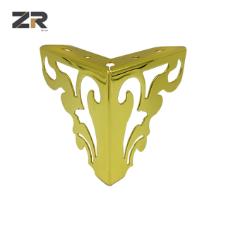 Patas de mesa de sofá de metal dorado moderno ZERUN, accesorios para muebles pesados para gabinetes de cocina, hoteles, salas de estar al aire libre, hierro