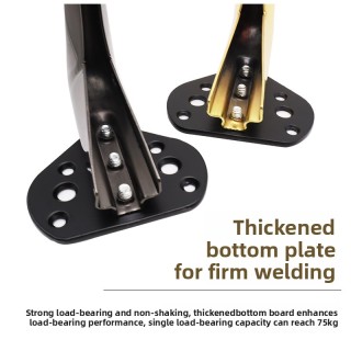 ЗЕРУН Современная металлическая мебель ножки конические железные квадратные верхние пластины для кухни обеденный стол домашний офис гостиная