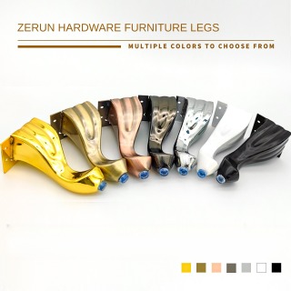ЗЕРУН Директна фабрика Ноге за кућни канцеларијски намештај Модерне златне металне ноге за софу Врућа распродаја Гвоздене тешке ноге за спаваћу собу/трпезарију/кухињу