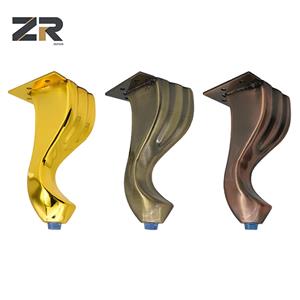 ЗЕРУН Директна фабрика Ноге за кућни канцеларијски намештај Модерне златне металне ноге за софу Врућа распродаја Гвоздене тешке ноге за спаваћу собу/трпезарију/кухињу