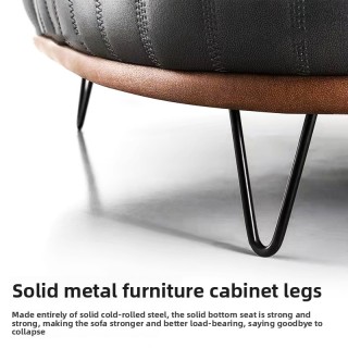 ЗЕРУН Модерни додаци за намештај, гвоздене металне ноге у црно-златној хром боји за софу и столицу, издржљиве ноге за сто