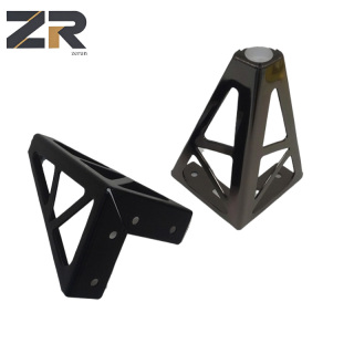 أرجل أثاث معدنية عصرية حديثة من زيرون ذات سطح مربع من الحديد المدبب لطاولة طعام المطبخ