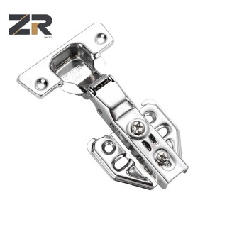 ZERUN S-turk Charnière de meuble dissimulée à fermeture douce en acier inoxydable de 35 mm de diamètre, design moderne, pour porte à double sens, pour salle de sport, atelier