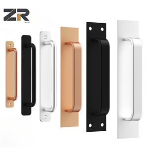 Mâner de împingere din aliaj de aluminiu ZERUN, neperforat, pentru ușă de dulap din lemn, fereastră, balcon, ușă glisantă - mâner expus