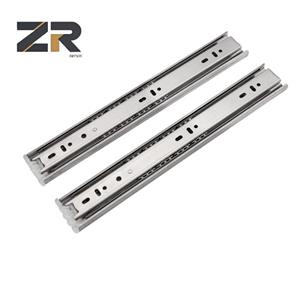 ZERUN 40 mm de largura, armário de cozinha de aço inoxidável com três trilhos, armário para vinho, refrigerador externo, corrediças de gaveta com rolamento