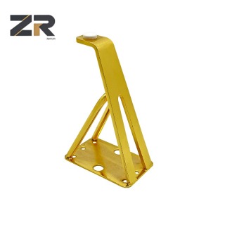ZERUN Moderno Móveis de Ferro Polido Dourado Suporte para Cama e Sofá Perna de Sofá de Metal Resistente para Sala de Estar Popular em Hotéis