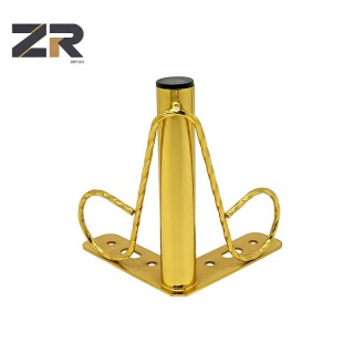 ЗЕРУН Модерне златне металне ноге за намештај, гвоздени материјал за трпезарију/кухињу/дневну собу/спаваћу собу, столицу/клупу, поправку софе, ормарића