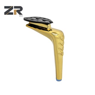 ЗЕРУН Современные европейские железные золотые ножки для дивана Современные оптовые продажи Металлическая мебель для столовой, гостиной, спальни, домашнего офиса