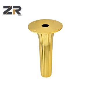 Pieds de meubles en métal doré de style moderne ZERUN pour lit, canapé et table, robustes pour chambre à coucher, hôtel, appartement, vente à chaud