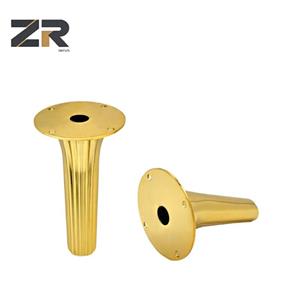 Pieds de meubles en métal doré de style moderne ZERUN pour lit, canapé et table, robustes pour chambre à coucher, hôtel, appartement, vente à chaud