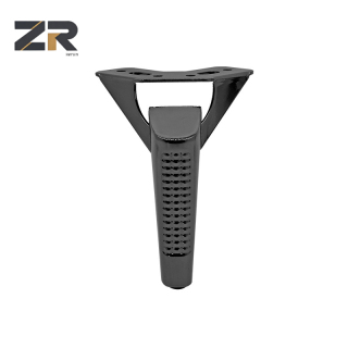 ZERUN - Patas de sofá modernas de metal negro, resistentes, para muebles, soporte para gabinetes, para sala de estar al aire libre
