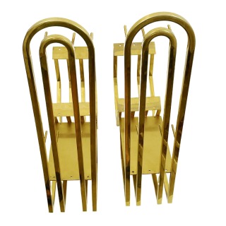 Perna de mesa de aço inoxidável em formato W ZERUN polida e ajustável para móveis modernos, cor dourada para hotéis, restaurantes e hospitais