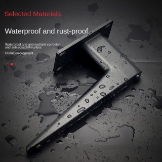 ZERUN Pistola de Ferro Preta Decorativa Pernas de Móveis de Metal Resistente Moderno Sala de Estar Quarto Sofá-Cama