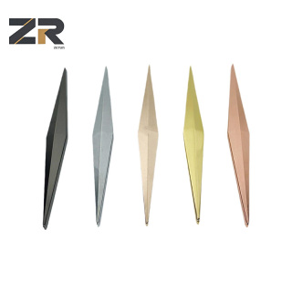 ZERUN, cataramă durabilă pentru canapea, accesorii decorative aurii pentru mobilier de bucătărie, nasturi decorativi din material plastic