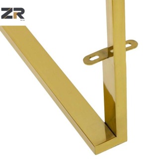 ЗЕРУН Нержавеющая сталь Золотые декоративные ножки для мебели Прочная металлическая основа для каркаса дивана-кровати Современная гостиная и спальня