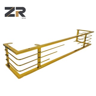 Pés decorativos de aço inoxidável dourados ZERUN para móveis, base de metal resistente para sala de estar moderna e quarto