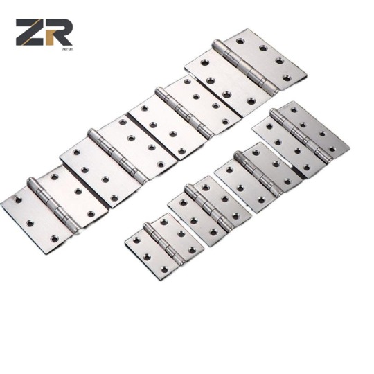 Charnière de porte ZERUN 180° en acier inoxydable de haute qualité, petite conception à bout, installation facile pour cuisine, salon, hôtel, chambre, salle de sport