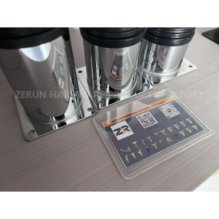 Pied de canapé moderne en acier inoxydable avec base en métal pour chaise de salle à manger, table, armoire pour salon, cuisine, salle de bain, hôtel, hôpital