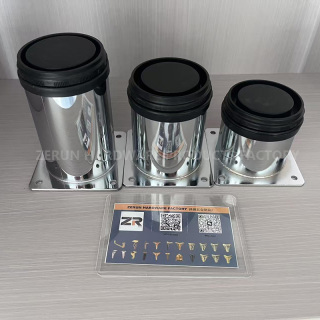 Pied de canapé moderne en acier inoxydable avec base en métal pour chaise de salle à manger, table, armoire pour salon, cuisine, salle de bain, hôtel, hôpital