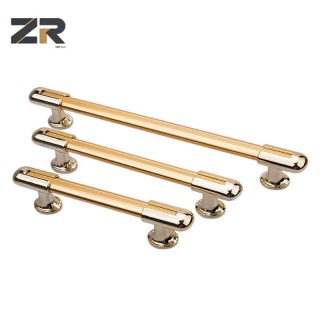 ZERUN Luxury 96mm Black Aluminum Drawer Dresser Cabinet Handle Modern Design Zinc Alloy Accessory for Bedroom Kitchen Wardrobes