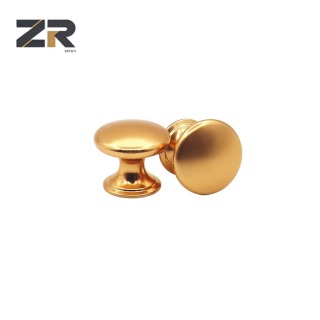ZERUN Luxo Furo Único Alumínio Dourado Gaveta Cômoda Puxador Design Moderno Liga de Zinco Acessório para Quarto