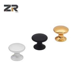 ZERUN Luxo Furo Único Alumínio Dourado Gaveta Cômoda Puxador Design Moderno Liga de Zinco Acessório para Quarto