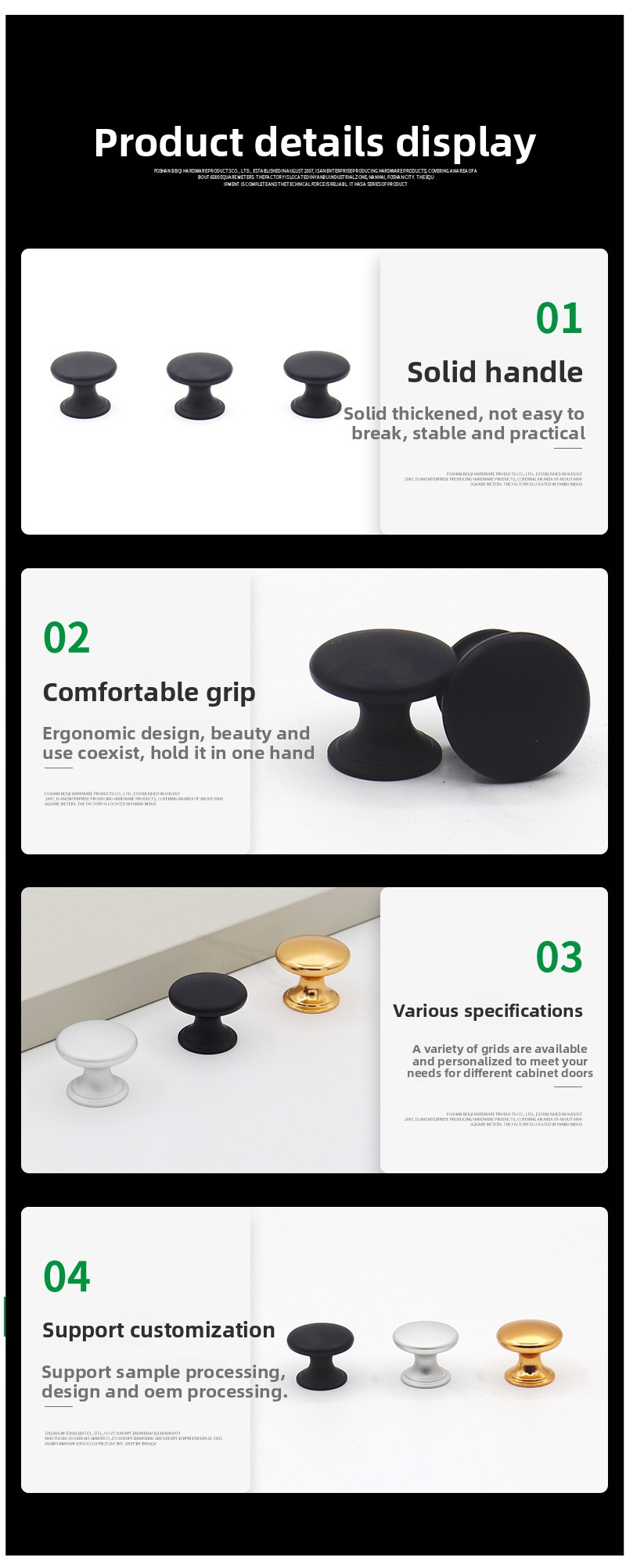 zinc Alloy Cabinet Knobs