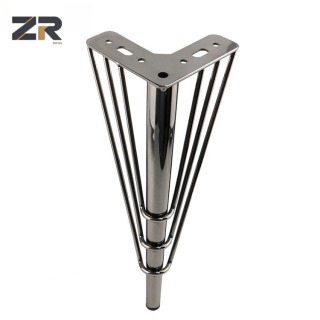 ЗЕРУН Елегантне металне златне ноге за ормариће, ноге за софу, модерне златне хромиране потпорне додатке за намештај за трпезарије, болнице, кухиње