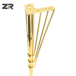 ЗЕРУН Елегантне металне златне ноге за ормариће, ноге за софу, модерне златне хромиране потпорне додатке за намештај за трпезарије, болнице, кухиње