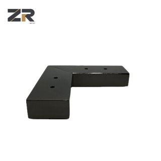 ZERUN - Patas de tocador de hierro extensibles modernas, estilo panel de madera, para el hogar, la oficina, la sala de estar, el hotel, también para comedores y hospitales.