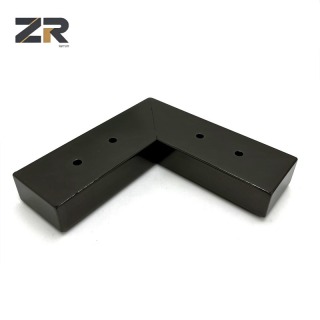 ZERUN - Patas de tocador de hierro extensibles modernas, estilo panel de madera, para el hogar, la oficina, la sala de estar, el hotel, también para comedores y hospitales.