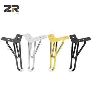 ZERUN - Pata de sofá moderna de hierro pulido dorado para cama, soporte para sofá de metal resistente, ideal para hoteles