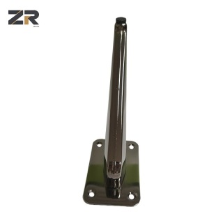 Patas de sofá de metal contemporáneo ZERUN, modernas patas de hierro europeo negro para el hogar, la oficina, el comedor, la sala de estar, el dormitorio, el hospital y la cocina.