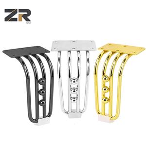 Patas de metal modernas y elegantes con soporte de hierro cromado dorado para sillas, comedores, salas de estar, muebles, accesorios, armarios y sofás.