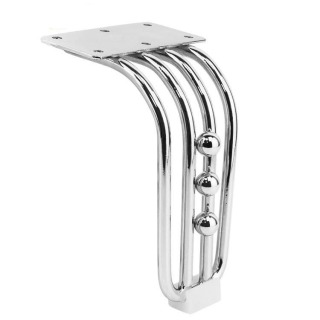 Patas de metal modernas y elegantes con soporte de hierro cromado dorado para sillas, comedores, salas de estar, muebles, accesorios, armarios y sofás.