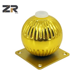 ЗЕРУН Модерне металне ноге за намештај у облику лопте, гвоздене хромиране ноге, популарне ноге за трпезарију, дневну собу, кућну канцеларију, сточић за кафу, столицу