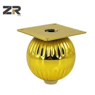 ЗЕРУН Модерне металне ноге за намештај у облику лопте, гвоздене хромиране ноге, популарне ноге за трпезарију, дневну собу, кућну канцеларију, сточић за кафу, столицу